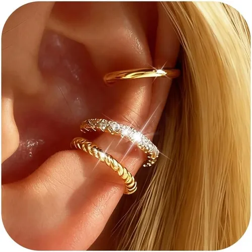 Vista 18 de Ear Cuffs Non Piercing Ear Cuff Earrings for Teen Girl Gifts Trendy Stuff
