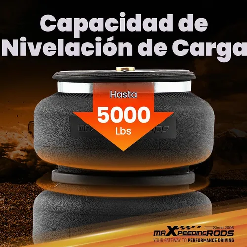 Vista 7 de MaXpeedingrods - Kit de bolsas de suspensión neumática para Chevy Silverado 1500 2019-2026 Negro