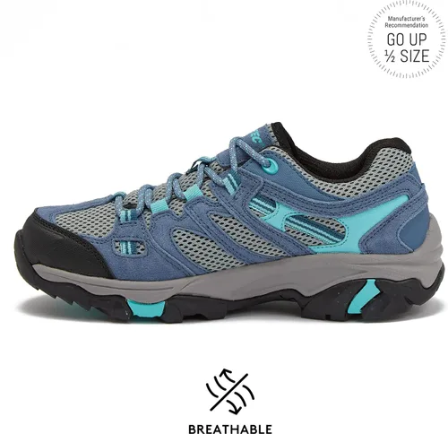 Vista 3 de HI-TEC Apex Lite Low WP - Zapatos de senderismo impermeables para mujer, ligeros, transpirables, para senderismo y senderismo