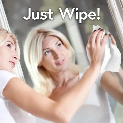 Vista 6 de Windex - Toallitas de limpieza para vidrio y multisuperficie, 28