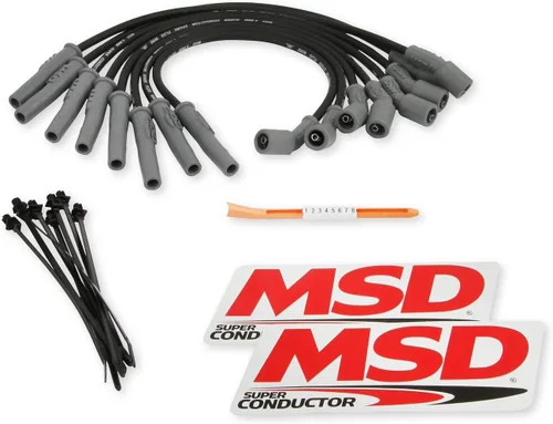 Vista 2 de MSD 31633 Super Conductor Juego de cables de bujía, color negro