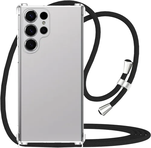 Vista 38 de para Google Pixel 6a Funda con Correa Ajustable para Cuello, Hombro y Cruzada Transparente Funda Móvil Duradera, Suave y delgada de Ajuste Perfecto