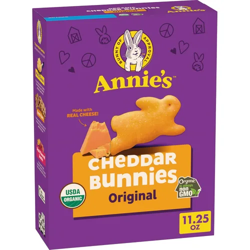 Vista 18 de Annie's Organic Chocolate Bunny Graham Snacks, 7.5 onzas