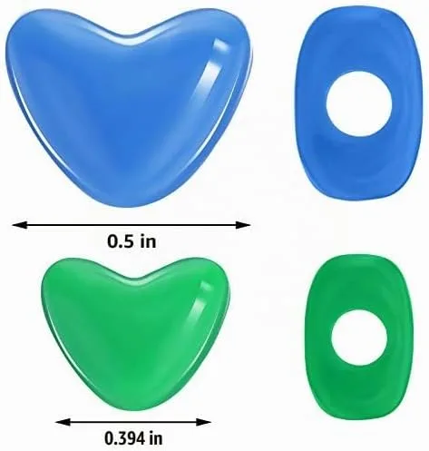 Vista 3 de Hicarer 1000 cuentas de corazón de pony de agujero grande a granel