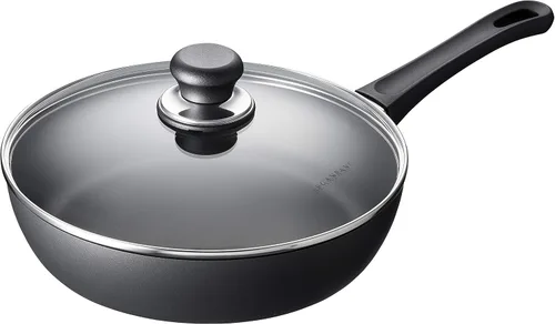 Vista 4 de Scanpan Sartén para saltear cubierta clásica, 9.5 pulgadas