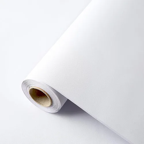 Vista 9 de Dimcol Papel adhesivo blanco de 15.7 x 118 pulgadas, papel tapiz autoadhesivo y extraíble, papel adhesivo decorativo para gabinetes, encimeras