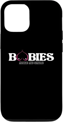 Vista 31 de iPhone 11 Funny Boobies Make Me Smiles Funda de humor para adultos