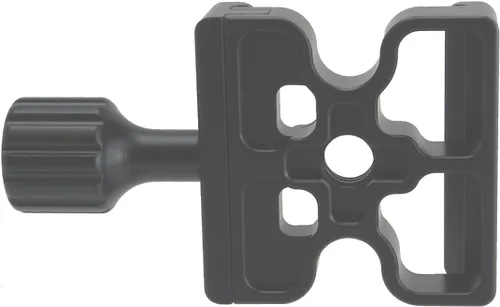 Vista 2 de Desmond DAC-X1 - Abrazadera de esqueleto ligera QR de 1.969 in, adaptador de 3/8" w 1/4", compatible con cabezal de trípode