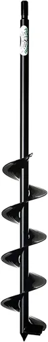 Vista 2 de Power Planter Broca de taladro de jardín de longitud extendida, 3 x 24 pulgadas con unidad hexagonal antideslizante de 1/2 pulgada Herramienta