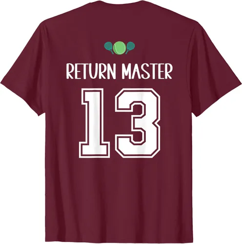 Vista 13 de Camiseta divertida del grupo de tenis de pádel para el equipo de pádel