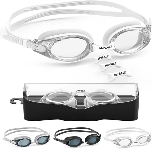Vista 9 de Whale swim goggles HD Anti-fog Swimming Goggles Adults/Youths Both Suitable
