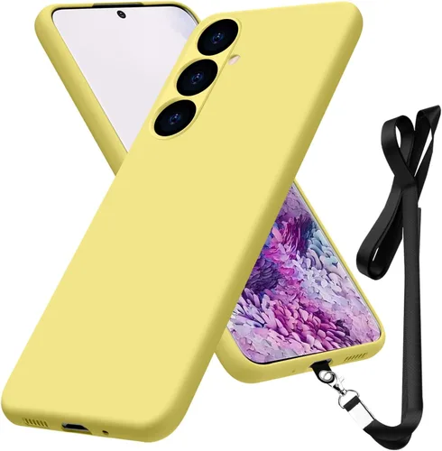 Vista 8 de Funda compatible con Samsung Galaxy A13 5G de 6.5 pulgadas, funda protectora de cuerpo completo de silicona suave, correa de cordón para el cuello
