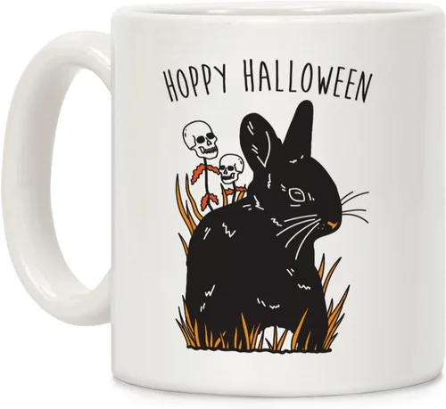 Vista 129 de LookHUMAN Tazas de Halloween Taza de café de Halloween - Tazas de café para decoración ideales para amantes y entusiastas de la decoración - Taza