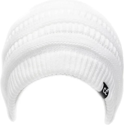 Vista 7 de C.C Winter Oversized Beanie Hat with Fuzzy Lining – Thick Knit Thermal Beanie for Cold Weather, Soft Warm Fleece Lined Cap