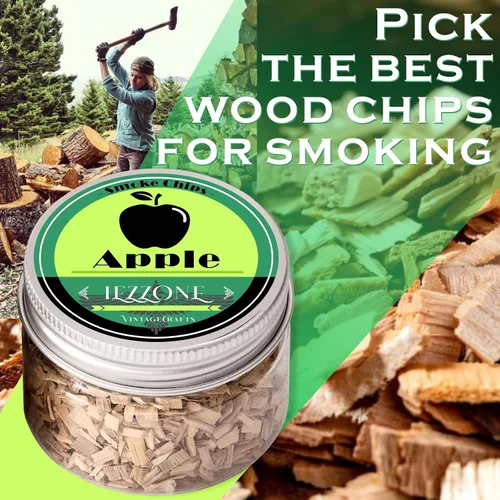 Vista 3 de Astillas de madera para ahumador de cócteles y ahumador de whisky, 12 sabores de astillas de madera natural, regalo para marido y padre, pistola