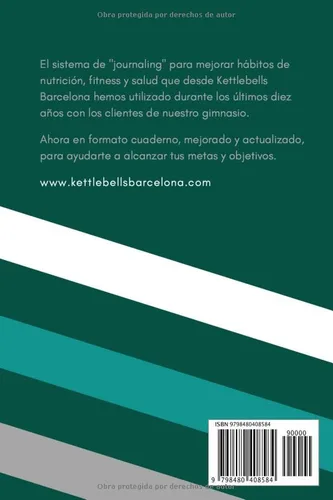Vista 2 de Diario de entrenamiento El diario journal cuaderno de entrenamiento para realizar el seguimiento de tus sesiones, condición física
