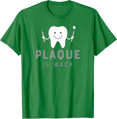 Vista 30 de Plaque is Wack Funny Dental Hygienist T-Shirt Asphalt Grey