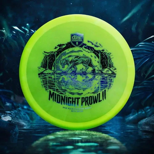 Vista 5 de Discmania Midnight Prowl 2 - Kyle Klein Signature Series Meta Origin Disc Golf Disco de rango medio (los colores variarán) (6.10-6.21 oz)