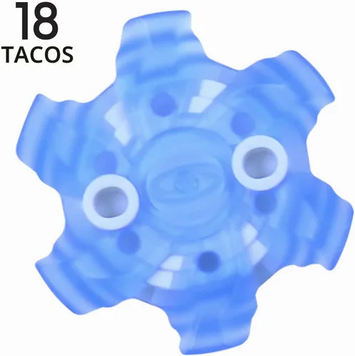 Vista 2 de Softspikes PiViX Tacos de Golf - Fast Twist 3.0-18 Unidades Azul