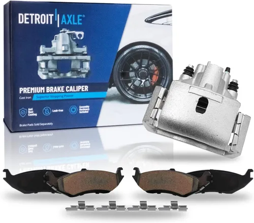 Vista 29 de Detroit Axle - Pastillas de freno para Dodge Ram 2500 3500 2003-2008, Ram 4000 2005-2008, 2004 2006 2007 Pastillas de freno de cerámica delanteras