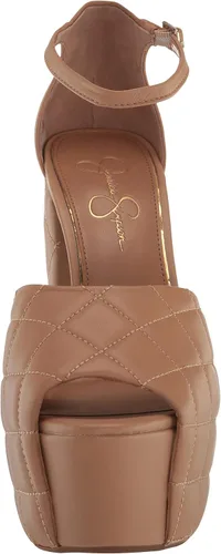 Vista 2 de Jessica Simpson Sandalias Dameka con plataforma y correa de tobillo para mujer