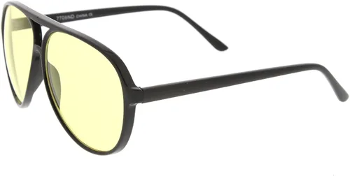 Vista 12 de zeroUV Gafas de sol estilo aviador con lente de bloqueo azul grande retro de 2.362 in