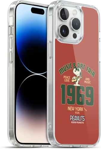 Vista 209 de Head Case Designs Funda de gel suave con licencia oficial de Peanuts Freak Flag Fly Woodstock 50th compatible con Apple iPhone 7 Plus/iPhone 8 Plus