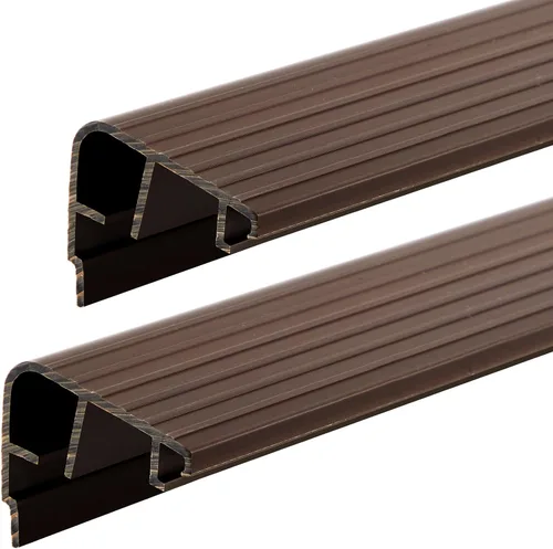 Vista 11 de 4 Pcs 36" L Fixed Vinyl Sill Threshold Cap 1-3/8 Inches High, Dark Brown Marrón oscuro