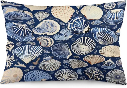 Vista 19 de Funda de almohada divertida de calavera de Halloween de 12 x 20 pulgadas, funda de almohada rústica de Halloween con cremallera oculta, suave
