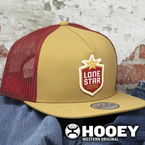 Vista 5 de HOOEY Gorra ajustable con parche de cerveza Lone Star