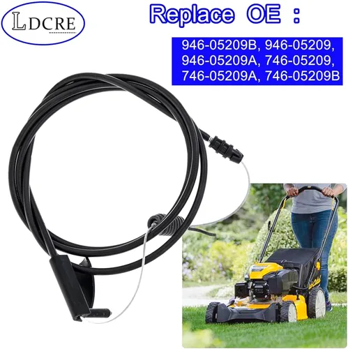 Vista 3 de 946-05209B Cable de control de velocidad, compatible con MTD Cub Cadet SC 300 500 HW E Z Series Walk Behind Mowers, cable de transmisión