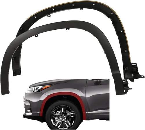 Vista 14 de G-PLUS Guardabarros compatibles con Toyota RAV4 2006-2012, guardabarros delanteros negros de termoplástico atornillables