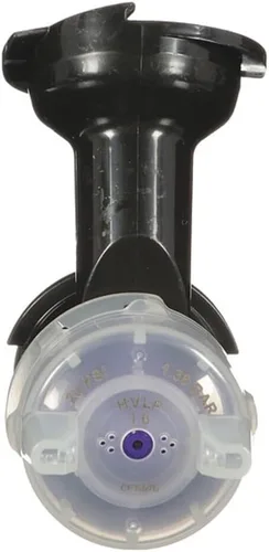 Vista 26 de 3M Performance Gravity - Cabezal atomizador de acabado fino (conforme) 26909, blanco, 0.9, paquete de 5, para aplicación de pintura automotriz, alta