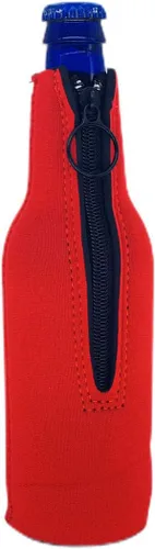 Vista 15 de Botella de cerveza de neopreno en blanco Coolie (1, negro)