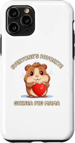 Vista 10 de iPhone 15 Funny Everyone's Favorite Guinea Pig Mom Mama Case