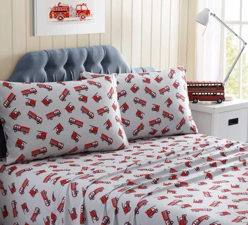 Vista 16 de Kute Kids - Juego de sábanas supersuave, fabricado con diseños y personajes especiales, incluye funda(s) para almohada; en tamaño Twin, Full y Queen