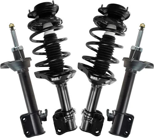 Vista 133 de Detroit Axle - Puntales y Amortiguadores para Chevy Traverse Buick Enclave GMC Acadia Saturn Outlook 2007-2012, 2 puntales delanteros con resorte
