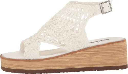 Vista 8 de MUK LUKS Sandalias de cuña alta voladoras para mujer