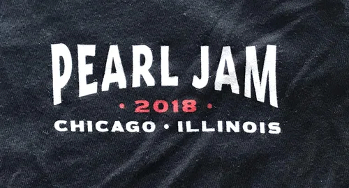 Vista 3 de Pearl Jam chicago t shirt wrigley field small bulls 2018 tour 8/18 8/20 shows