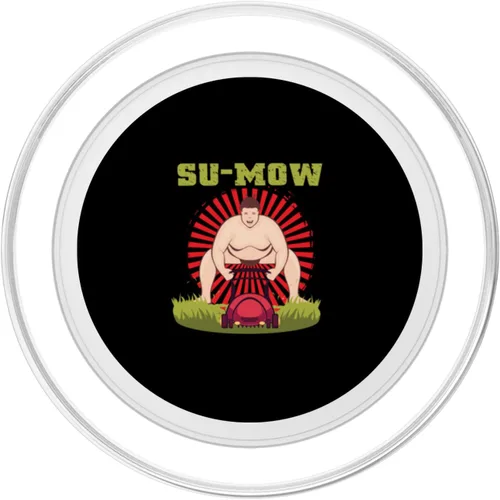 Vista 2 de Funny Su Mow Japanese Wrestling Sumo Sumotori PopSockets MagSafe PopGrip for iPhone