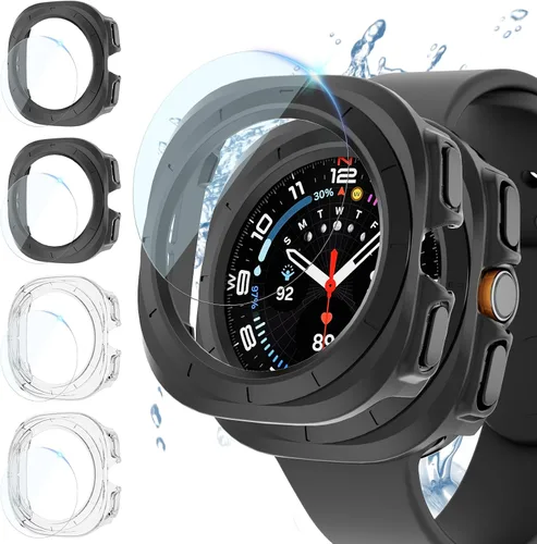 Vista 30 de Rc-Z - Funda protectora de pantalla para Samsung Galaxy Watch 5 4 de 1.575 in (6+6 unidades)