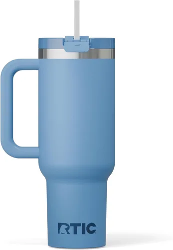 Vista 44 de RTIC Vaso Tumbler de Viaje por Carretera de 30 oz con Doble Pared Revestido de Cerámica Aislado Taza Portátil de Café de Viaje de Acero Inoxidable