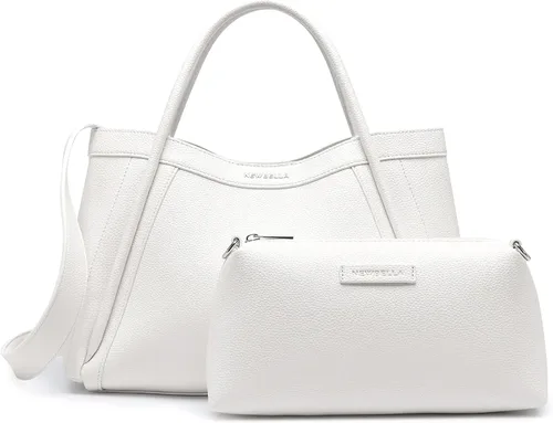 Vista 13 de NEWBELLA Kelly Bolsa Tote de Cuero Vegano para Mujeres - Elegante Bolsa Versátil de Transporte con Asa Superior, Bolso de Hombro Hobo con Monedero