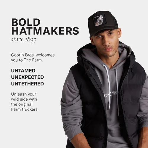 Vista 5 de Goorin Bros. The Farm Gorra de béisbol de malla con cierre a presión para hombre