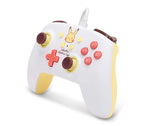 Vista 4 de PowerA Enhanced Wired Controller for Nintendo Switch - Pikachu Electric Type