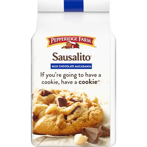Vista 7 de Pepperidge Farm Sausalito Galletas crujientes de chocolate con leche y nuez de macadamia, bolsa de 7.2 onzas (8 galletas)