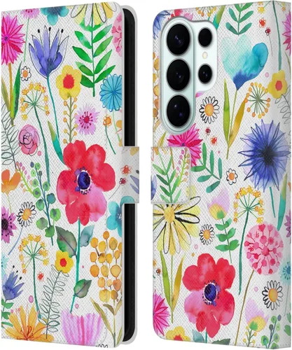 Vista 13 de Head Case Designs Officially Licensed Ninola Butterfly Nature Spring Floral Leather Wallet Case Compatible with Samsung Galaxy A07 4G