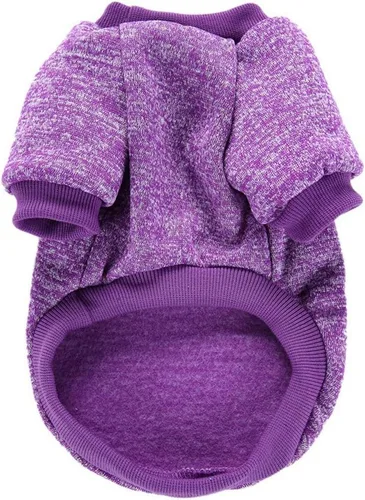Vista 7 de Suéter de punto clásico para perros y mascotas, cálido para invierno, abrigo para cachorros y mascotas, ropa de suéter suave para perros pequeños