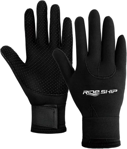 Vista 7 de Skyone Guantes de neopreno para buceo, guantes de buceo para hombres, mujeres, niños, 0.118 pulgadas, flexibles, antideslizantes, térmicos, de cinco