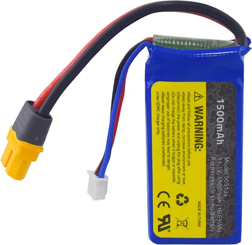 Vista 7 de Batería de litio para Udirc UDI010, motor sin escobillas, de alta velocidad, control remoto, accesorios para barcos, interfaz XT60, control remoto